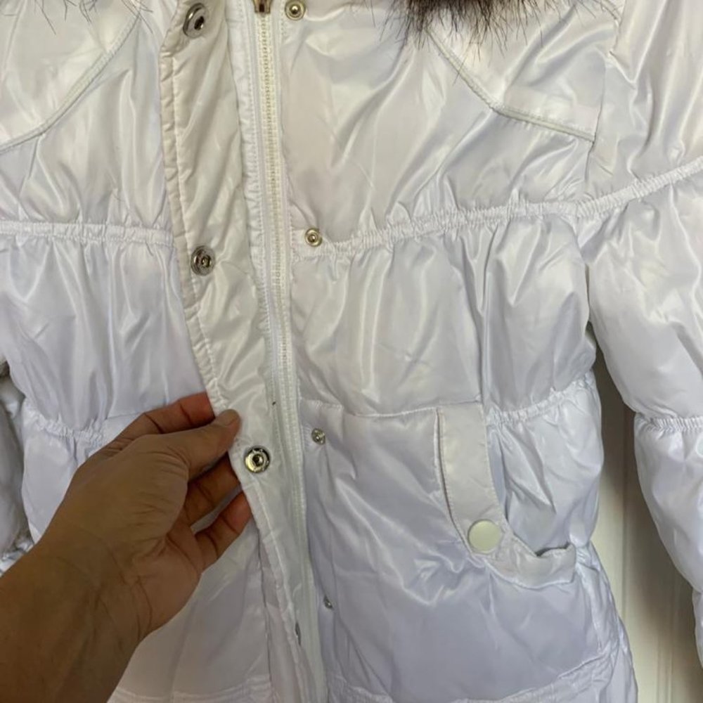 Puffer  white coat - S